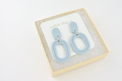 Delaney Earrings in Sky Blue