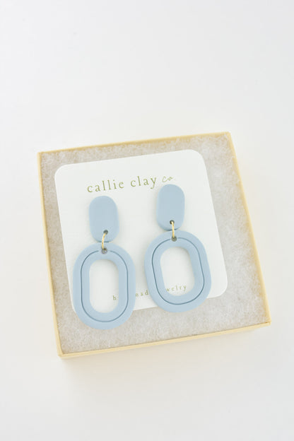 Delaney Earrings in Sky Blue