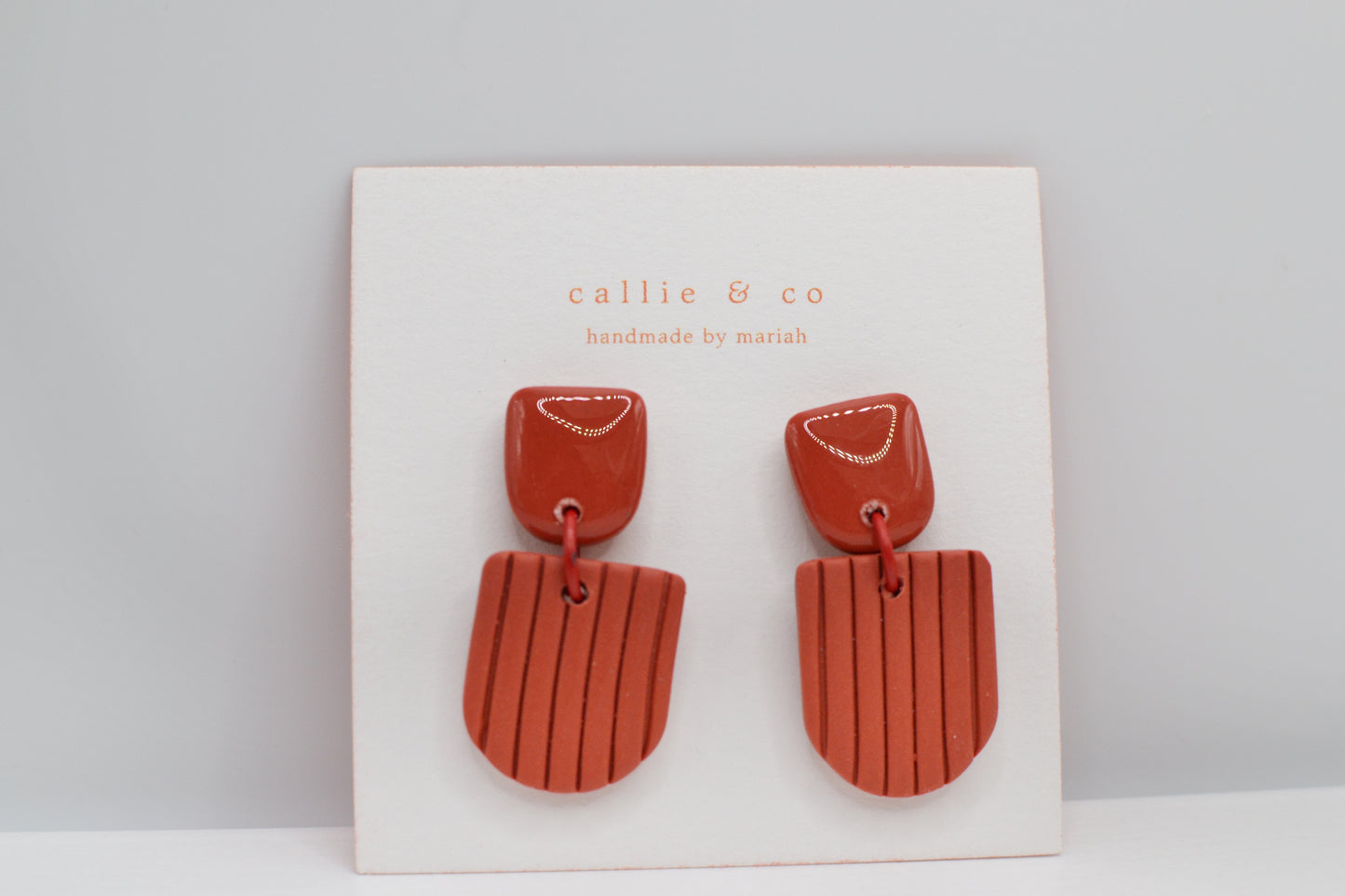 the red collection | bold red statement earrings