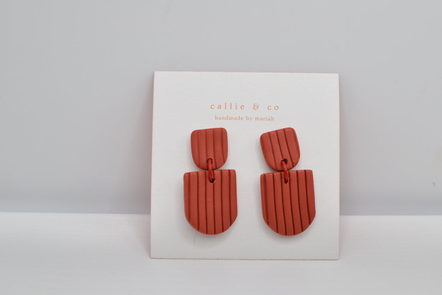 the red collection | bold red statement earrings