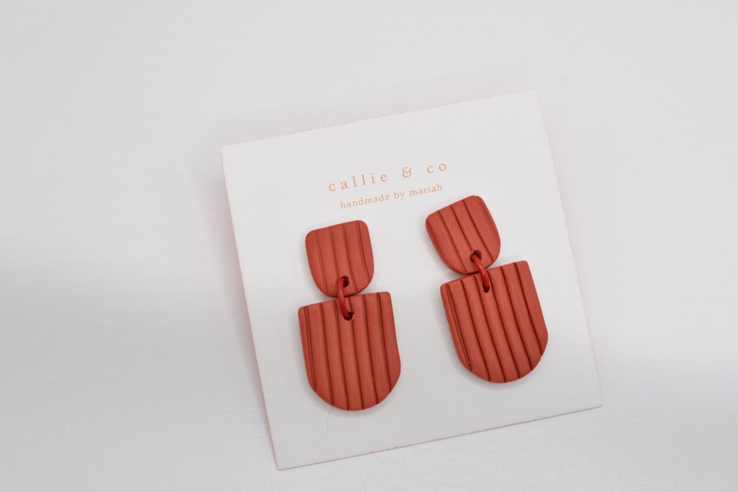 the red collection | bold red statement earrings