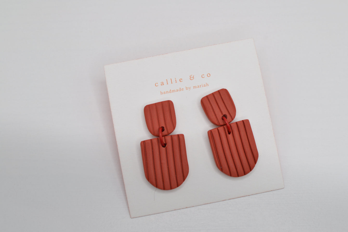 the red collection | bold red statement earrings