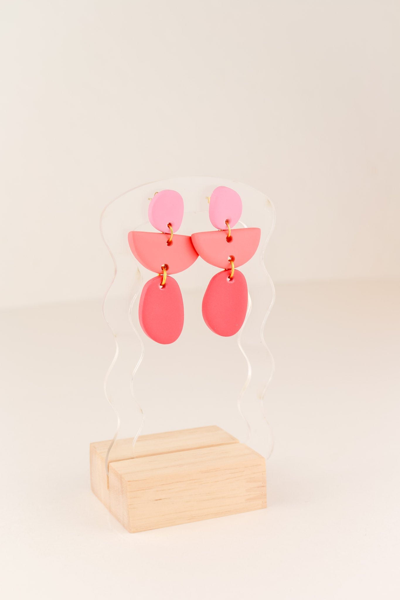 Abstract Dangles | Mixed Pink