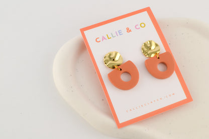 Gold Collection | Orange and Gold Dangles