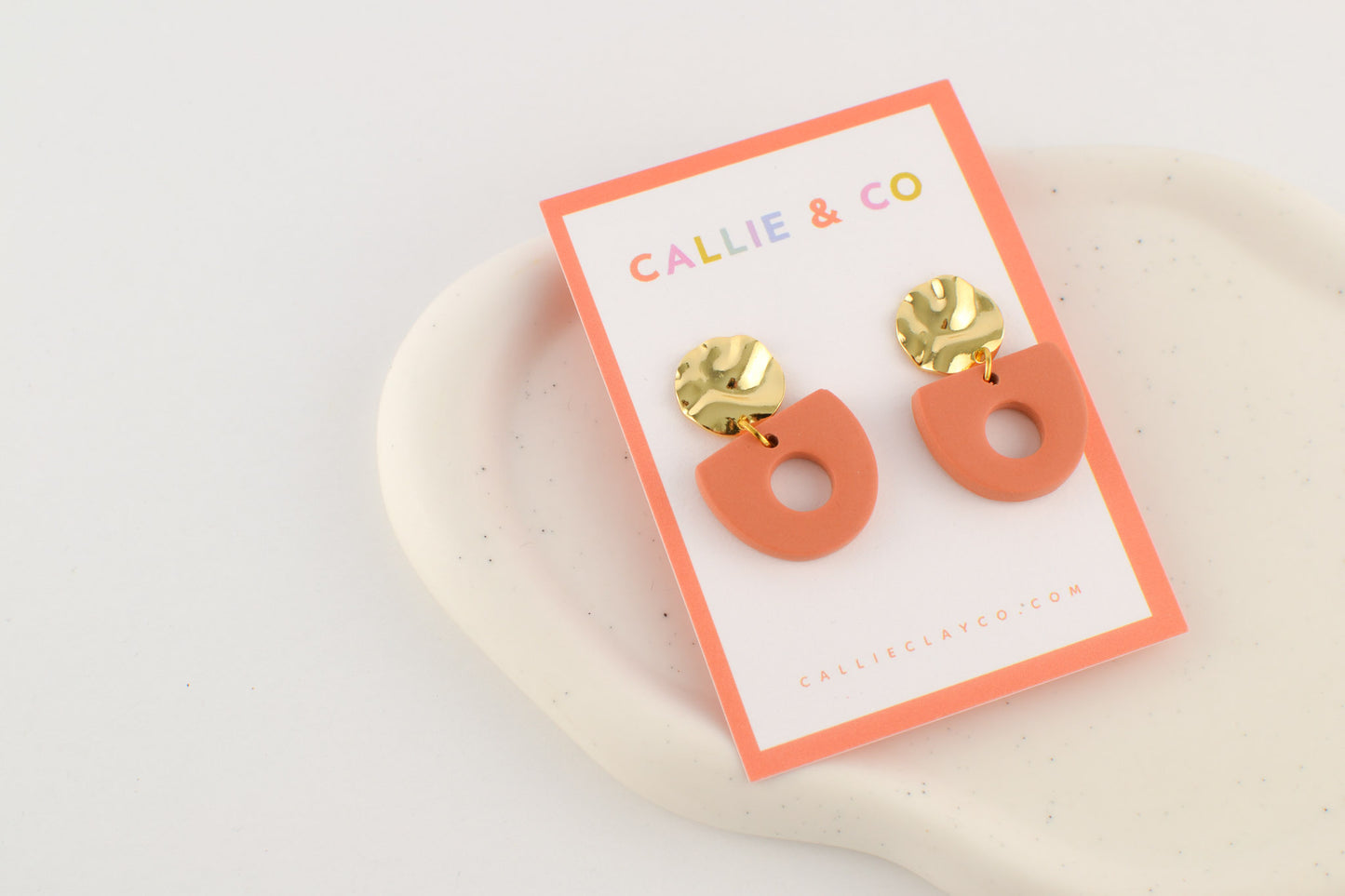 Gold Collection | Orange and Gold Dangles