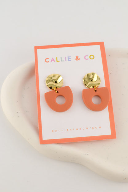 Gold Collection | Orange and Gold Dangles