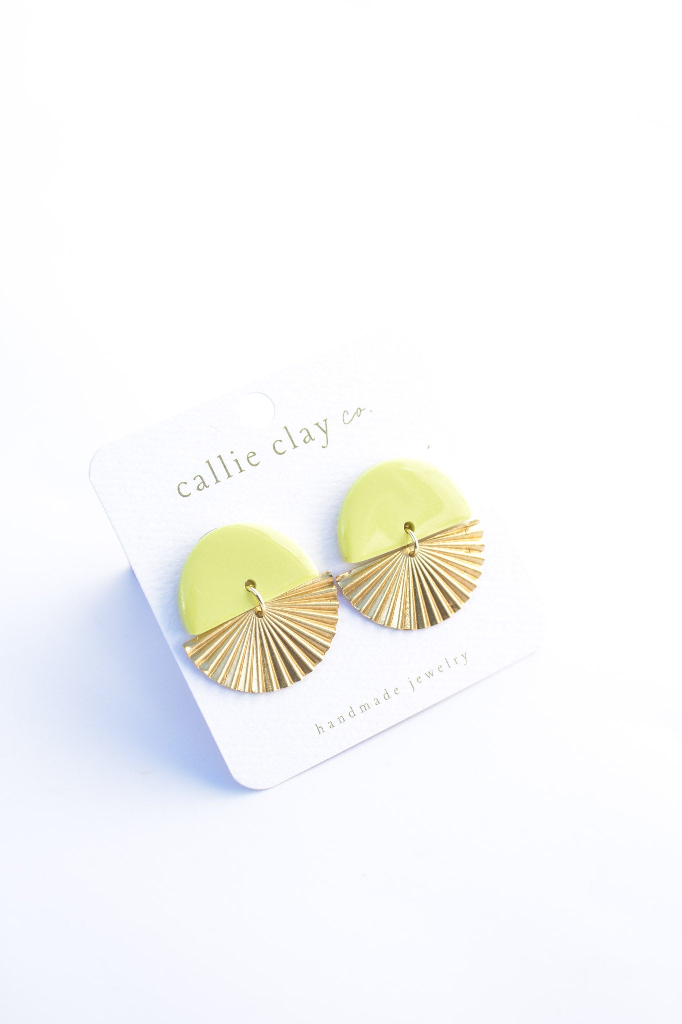 Sunburst Dangles | Green Chartreuse