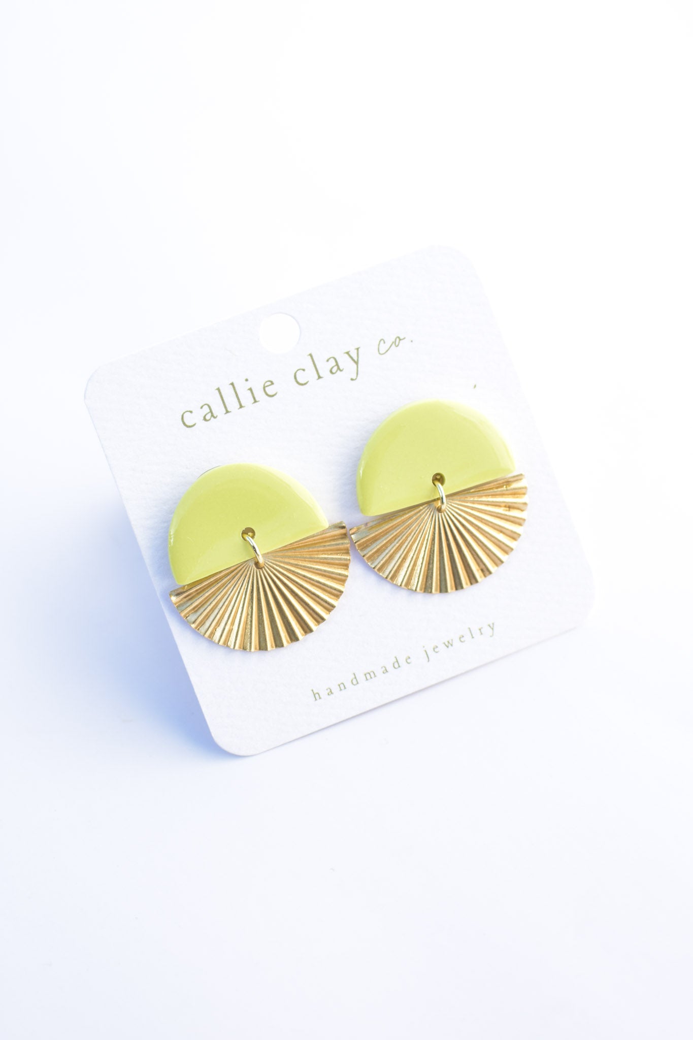 Sunburst Dangles | Green Chartreuse