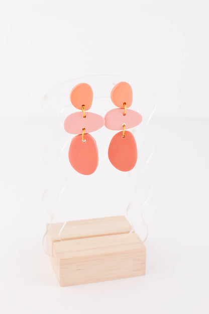 Abstract Dangles | Mixed Red/Orange