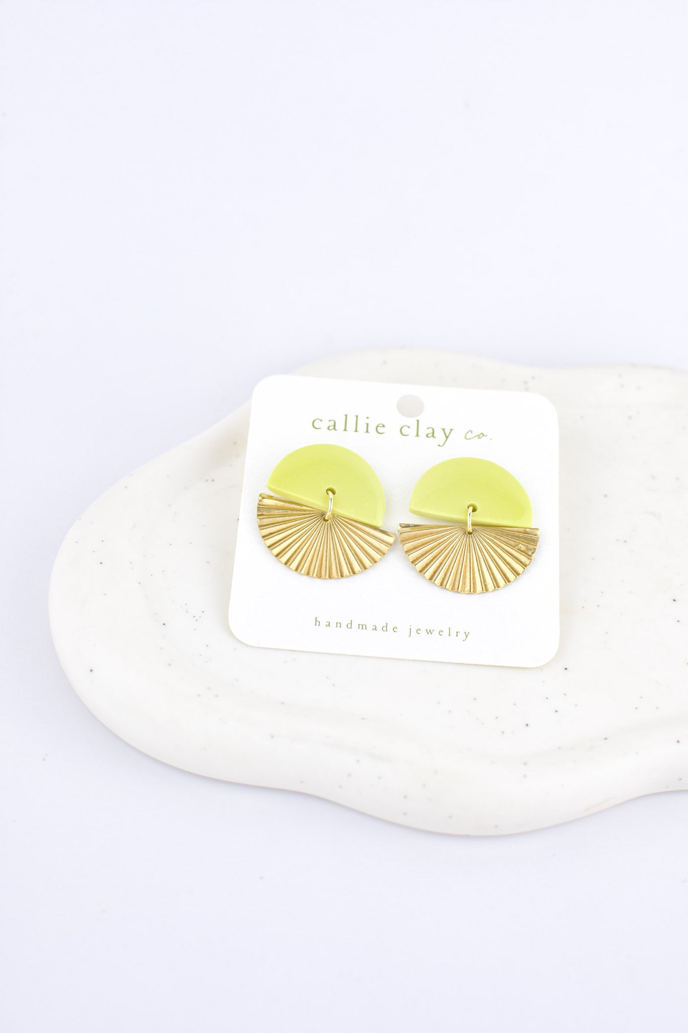 Sunburst Dangles | Green Chartreuse