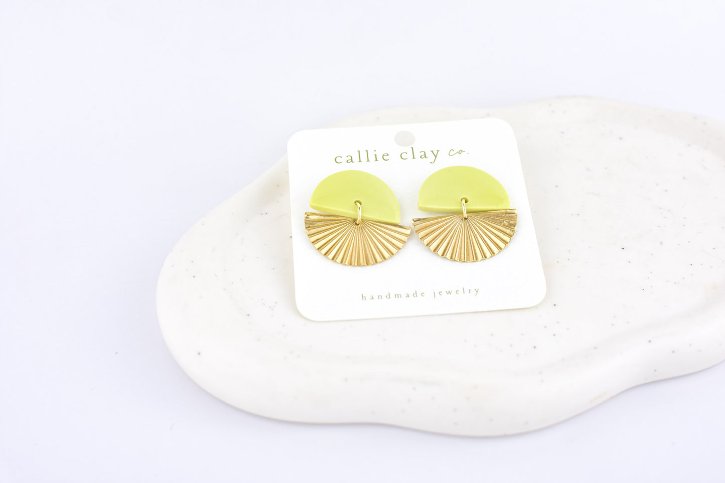 Sunburst Dangles | Green Chartreuse