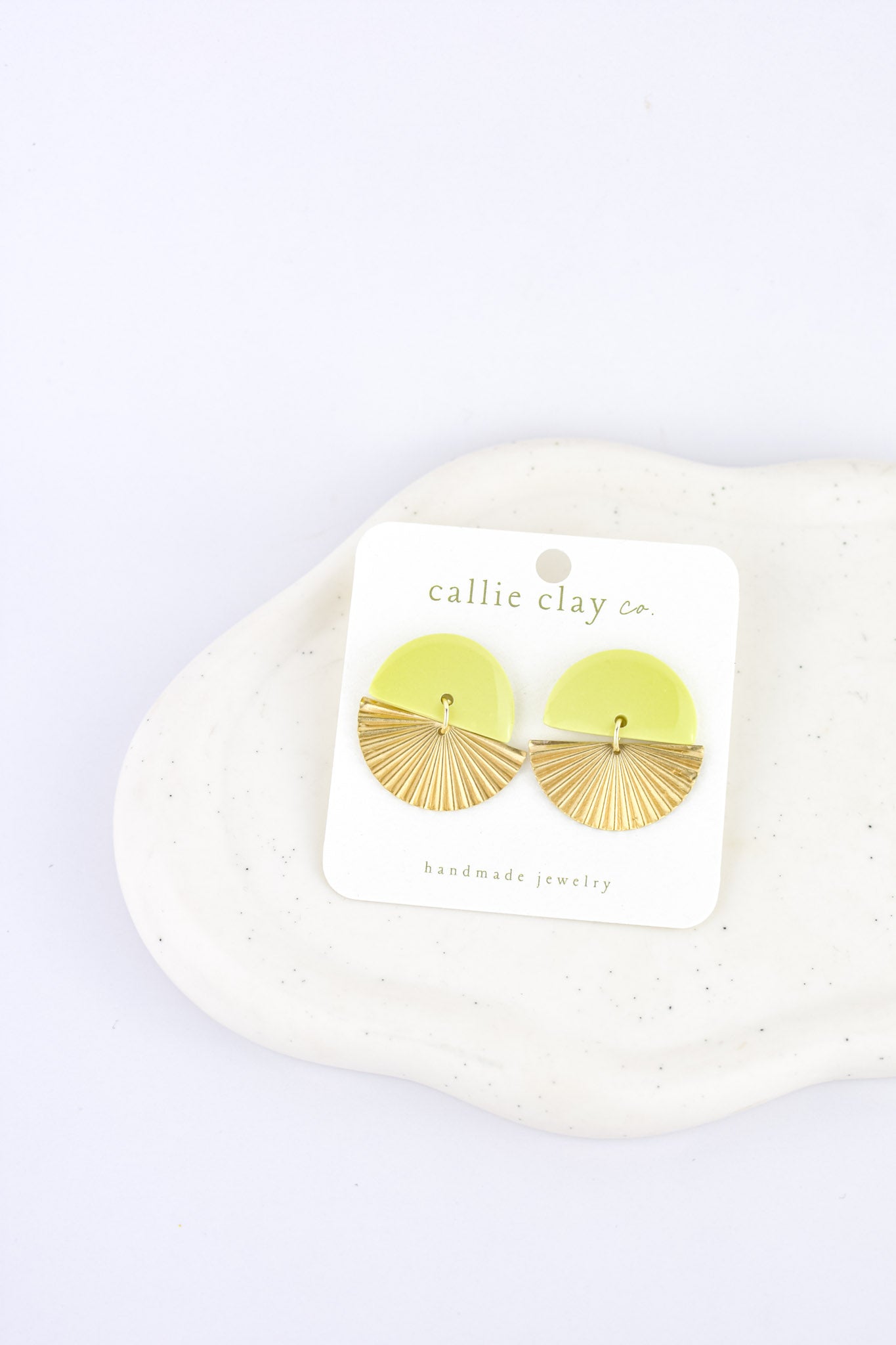 Sunburst Dangles | Green Chartreuse