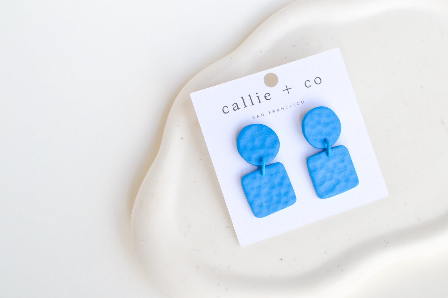 Juni Earrings in Cobalt