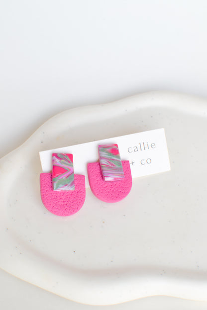 Kaia Studs in Pink