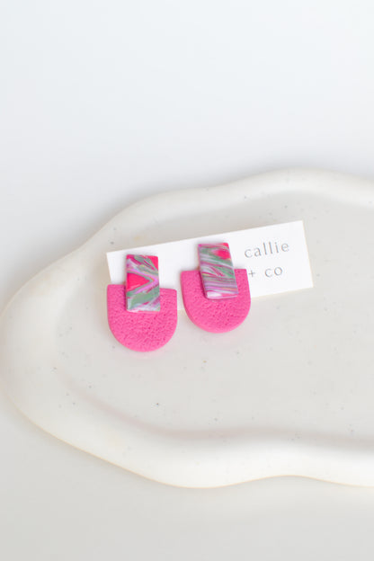 Kaia Studs in Pink