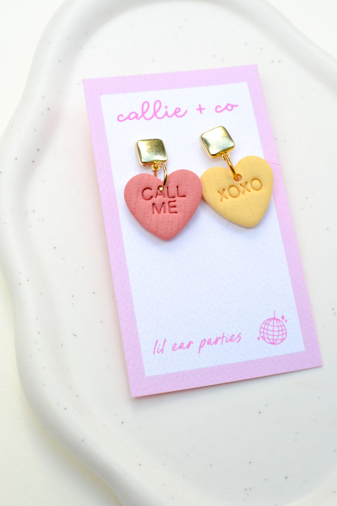 Conversation Heart Dangles