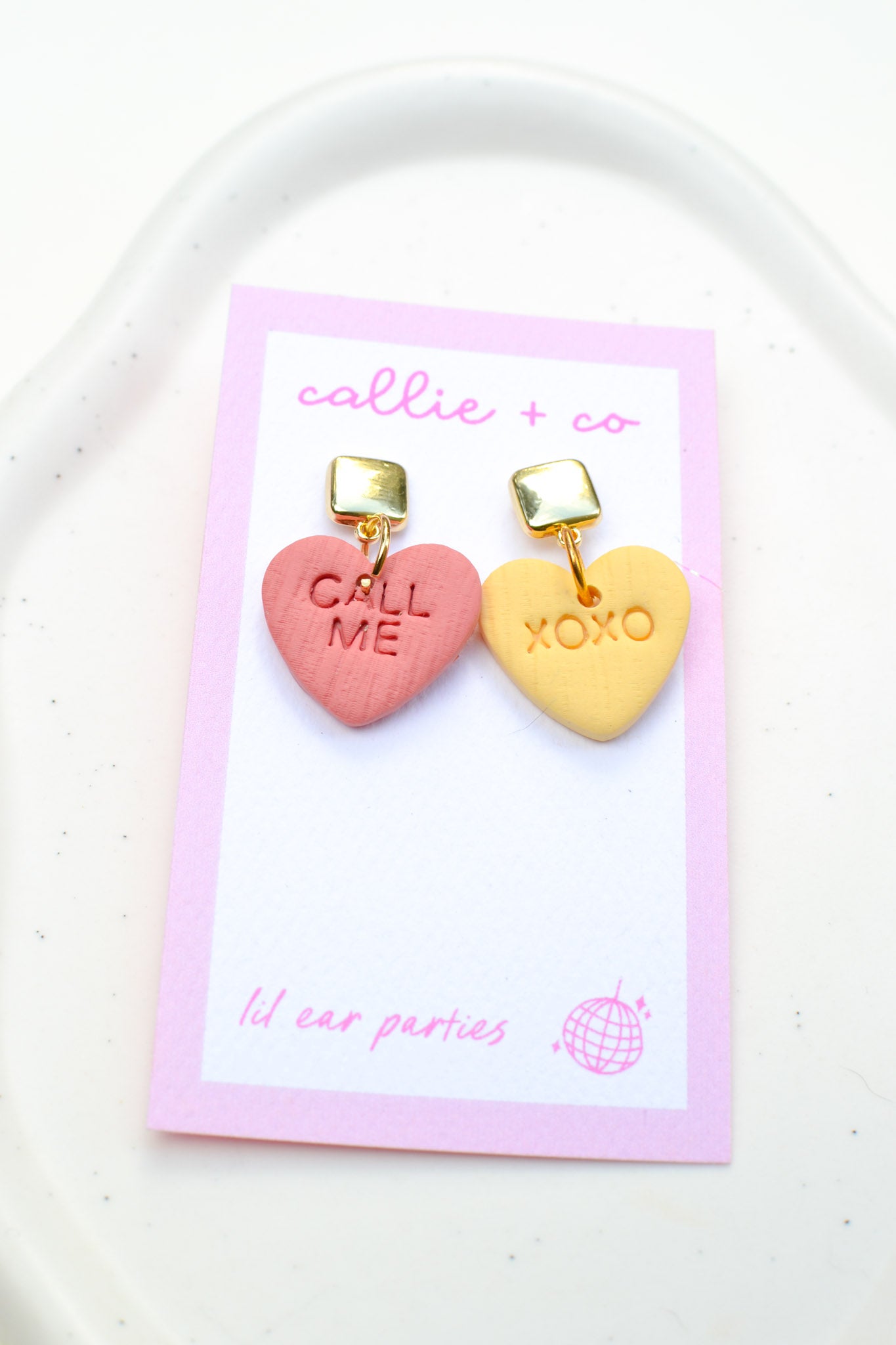 Conversation Heart Dangles