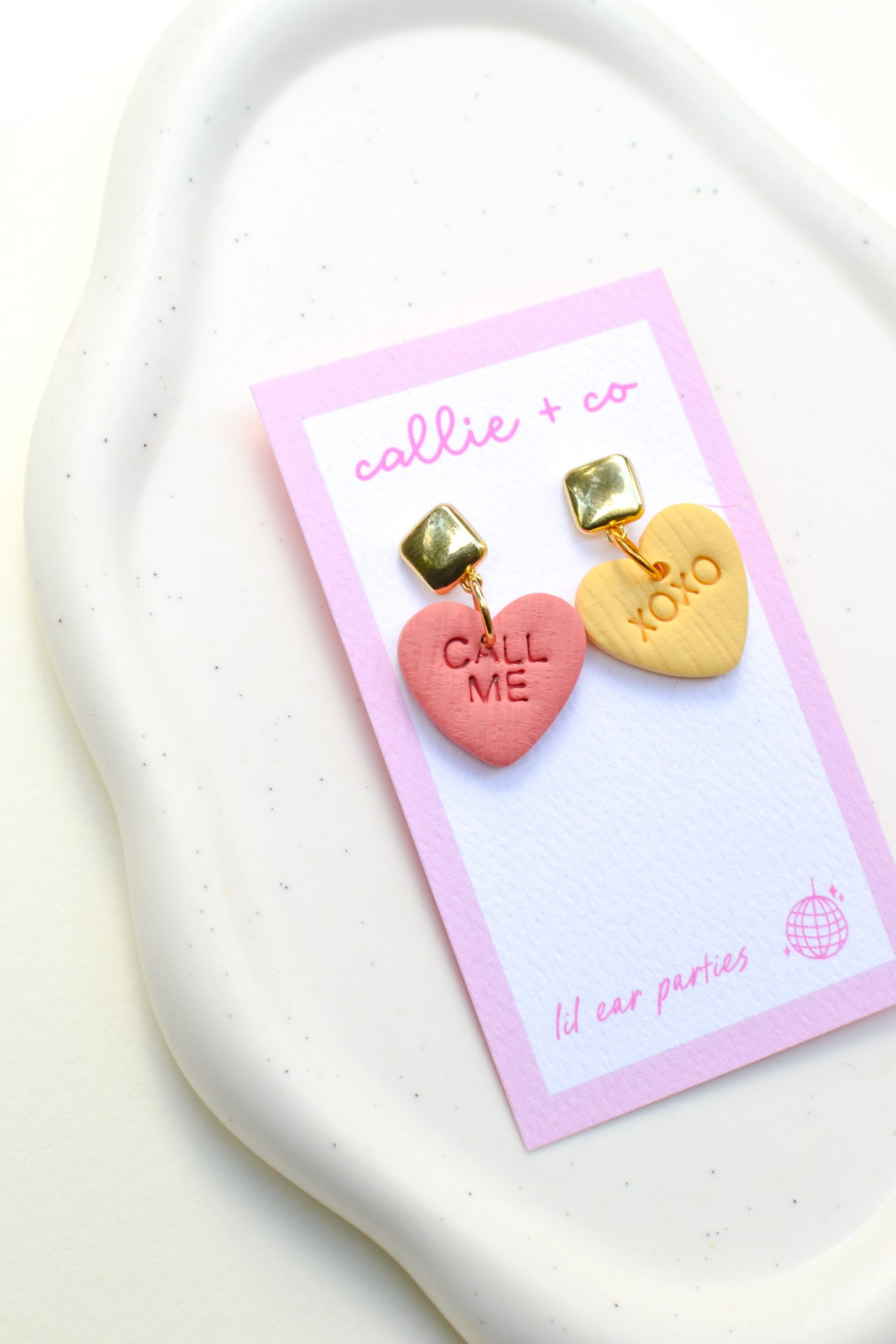 Conversation Heart Dangles