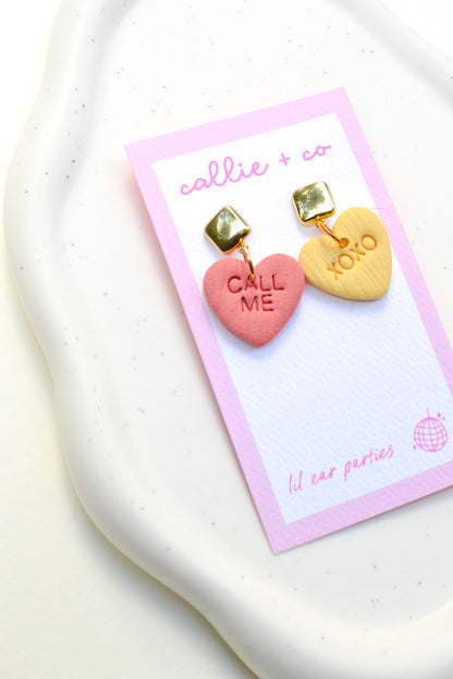 Conversation Heart Dangles