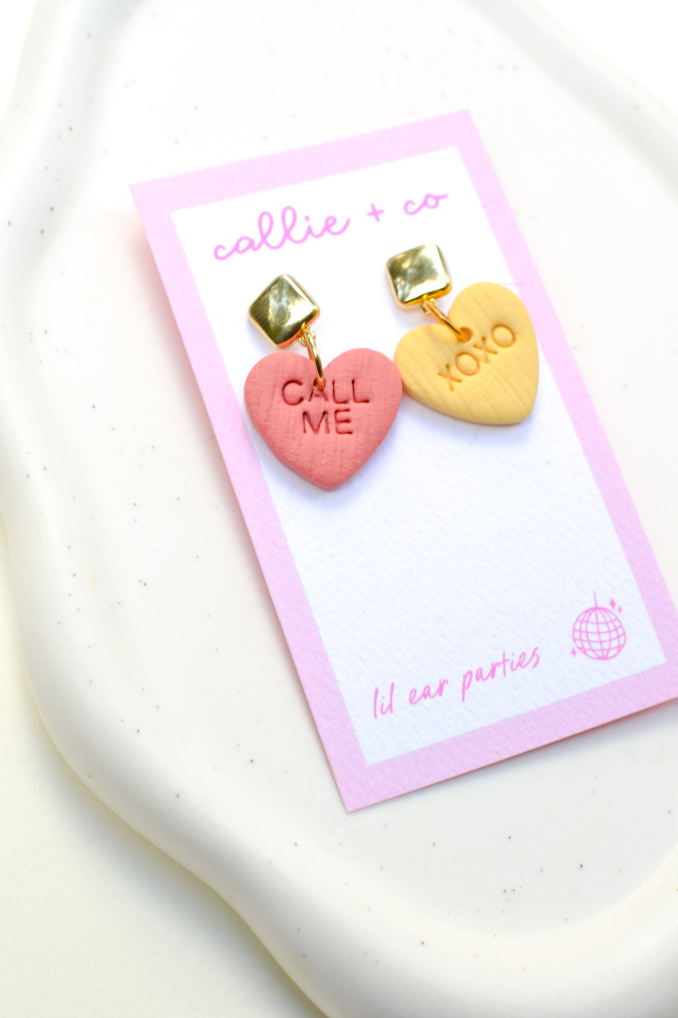 Conversation Heart Dangles