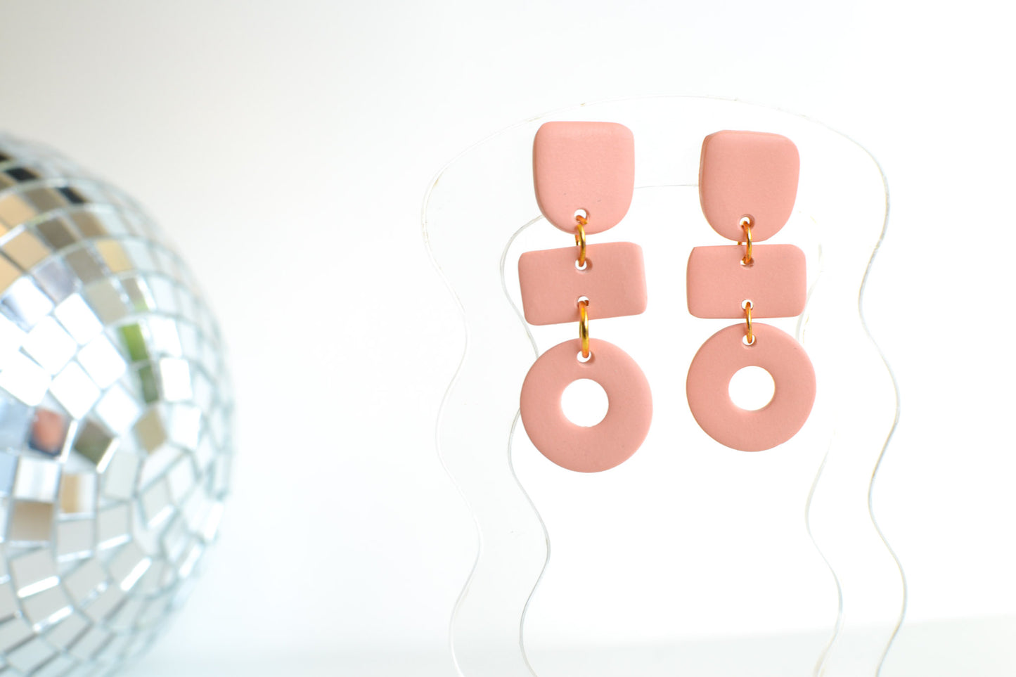 Abstract Dangles | Pink