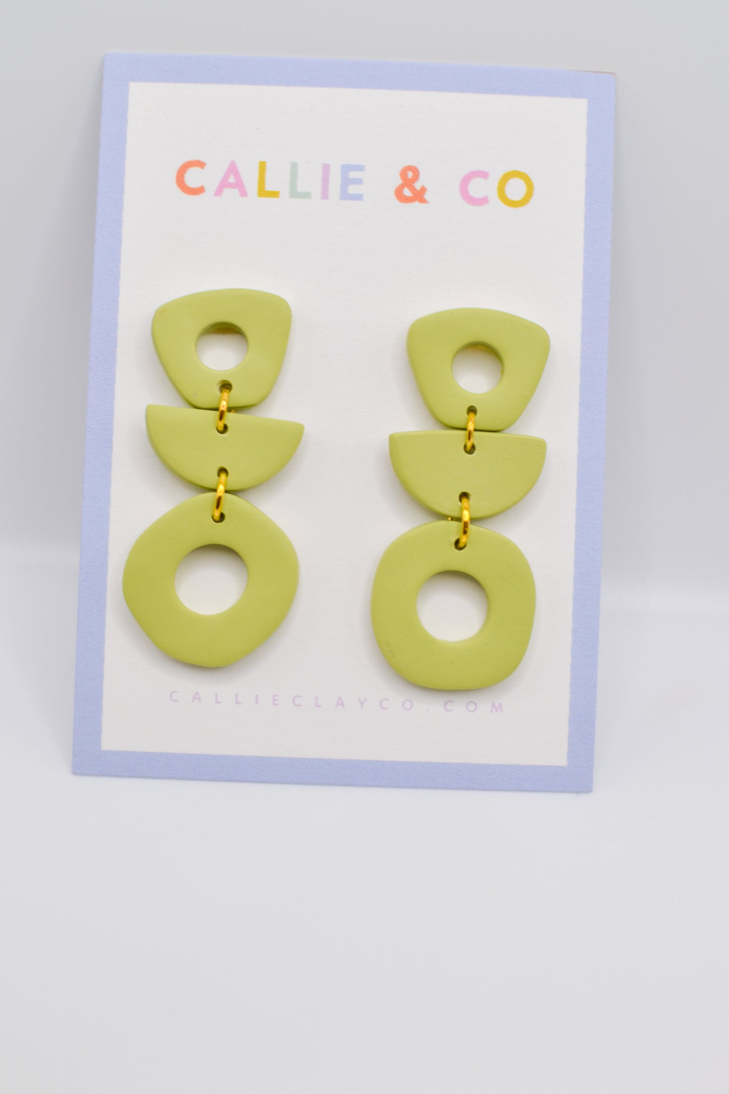 Modern Abstract Dangles | Green