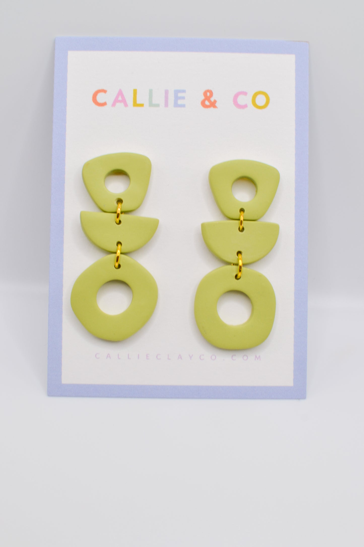 Modern Abstract Dangles | Green