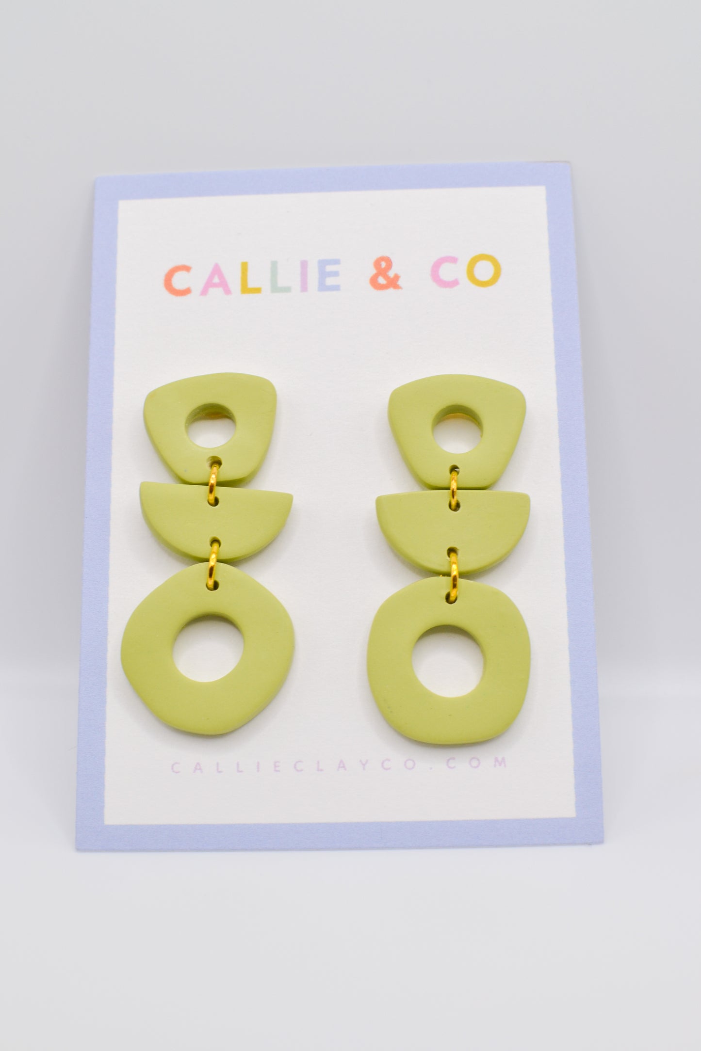 Modern Abstract Dangles | Green