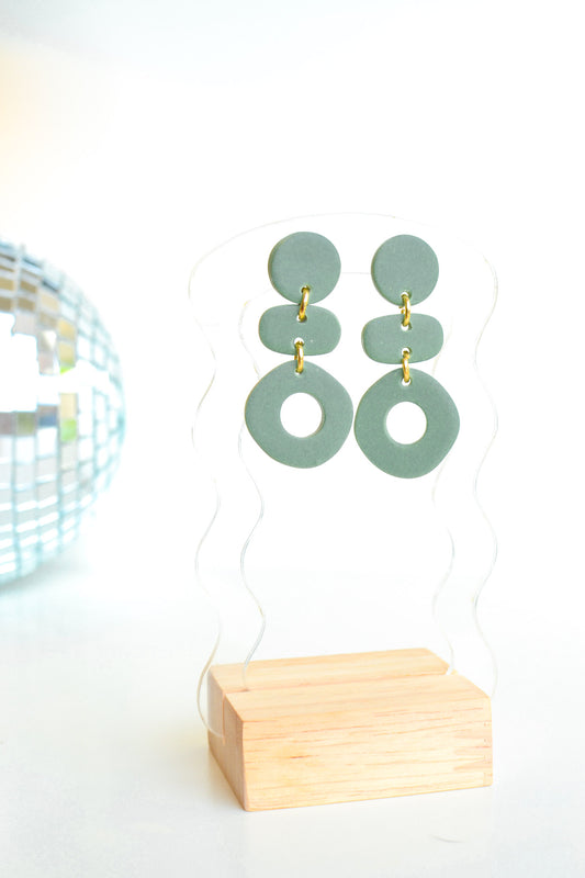 Abstract Dangles | Rustic Green