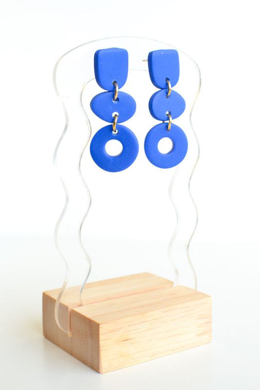 Abstract Dangles | Dark Blue