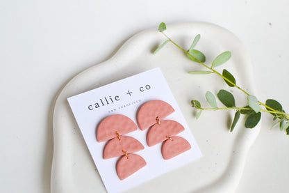 Juni Earrings in Blush