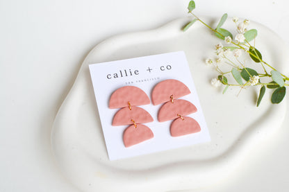 Juni Earrings in Blush