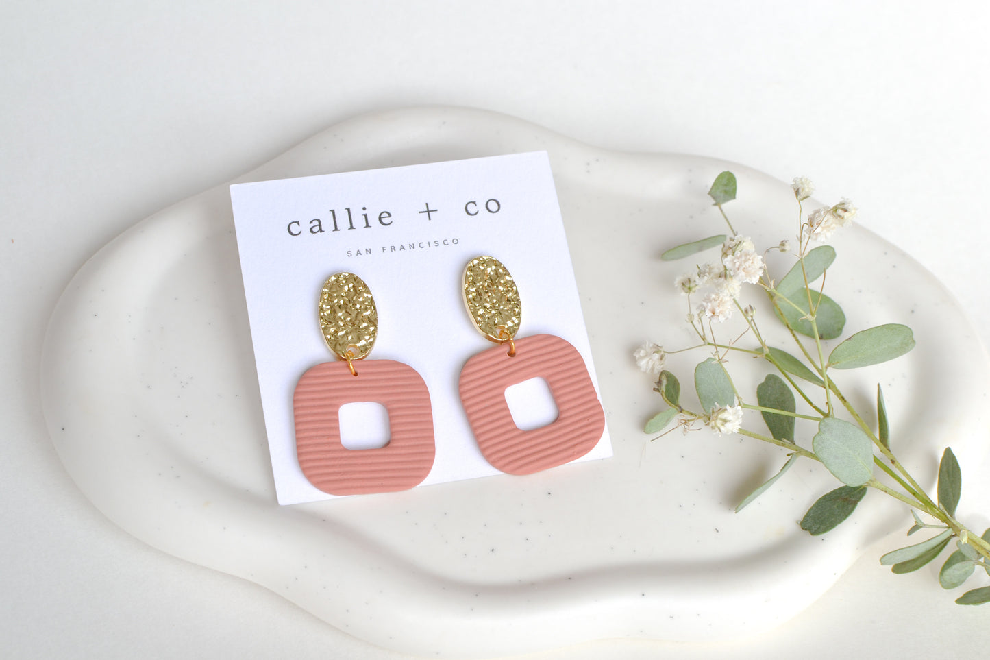 Grace Earrings in Blush