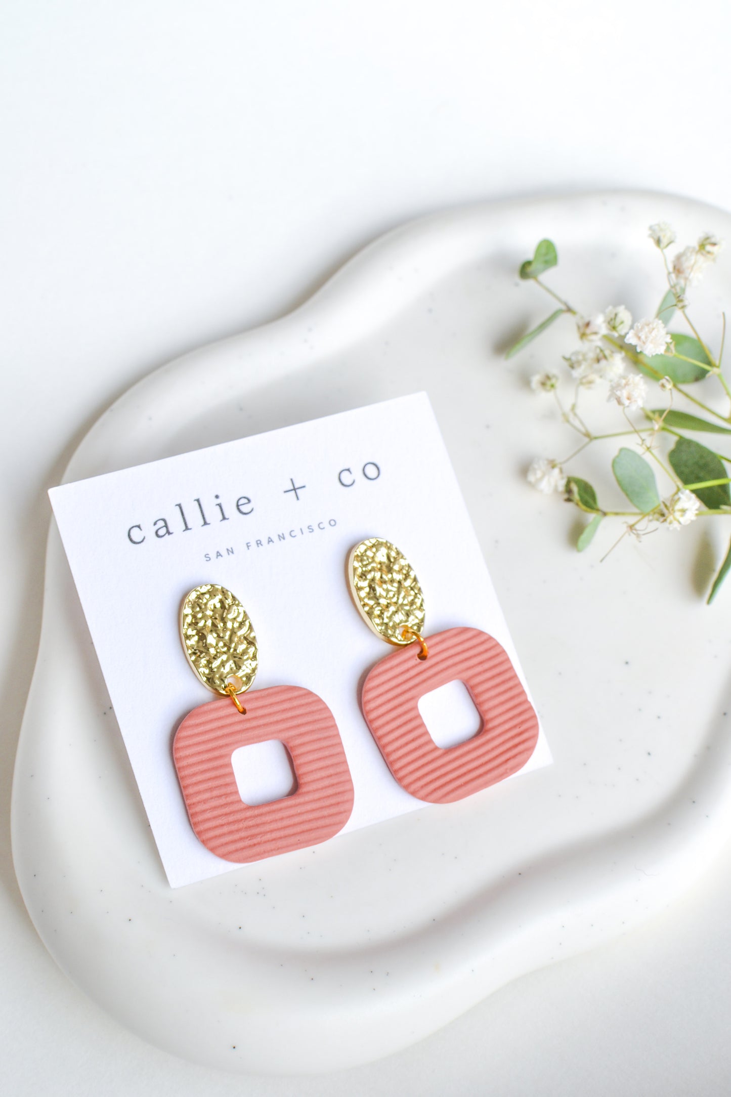 Grace Earrings in Blush