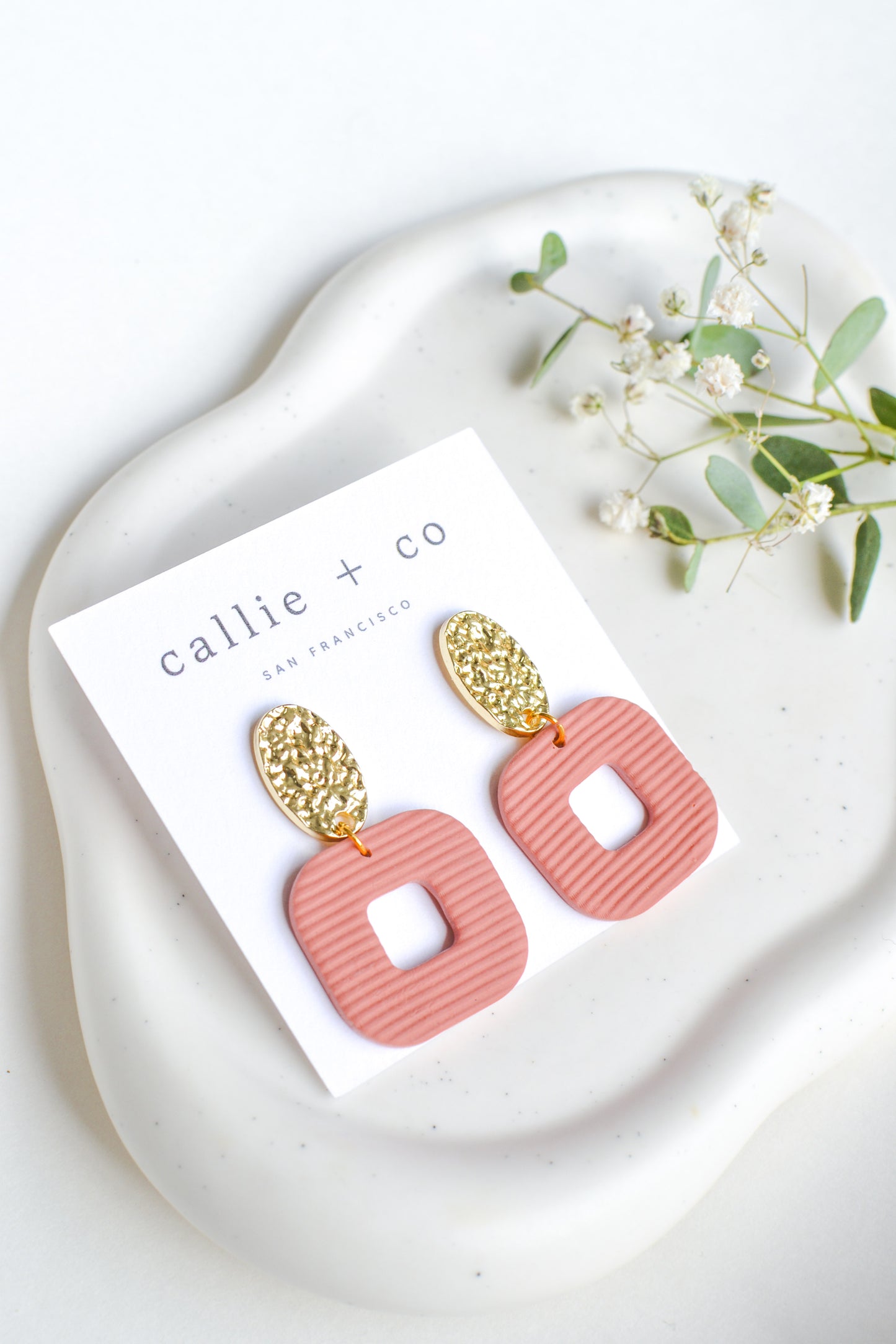 Grace Earrings in Blush