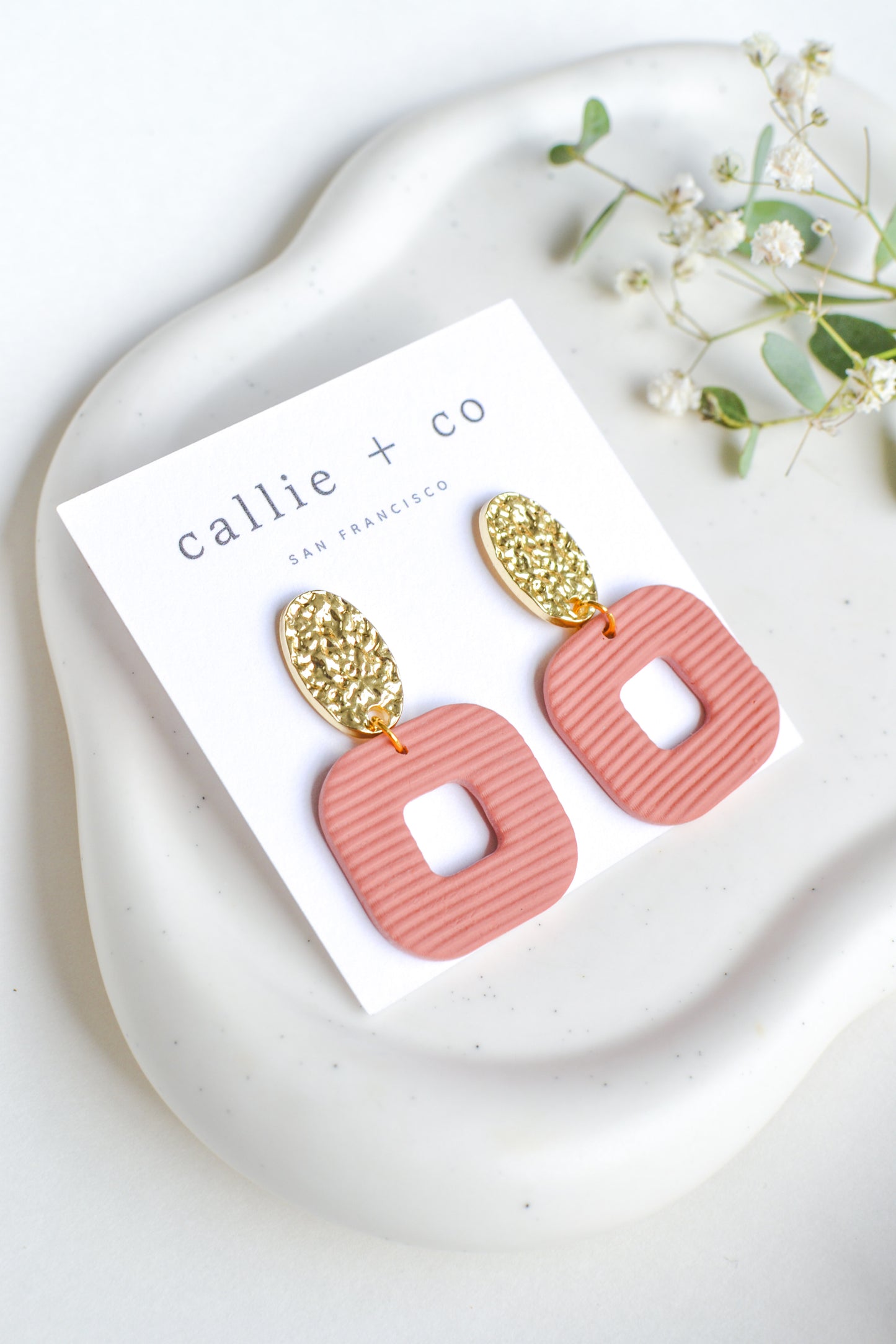 Grace Earrings in Blush