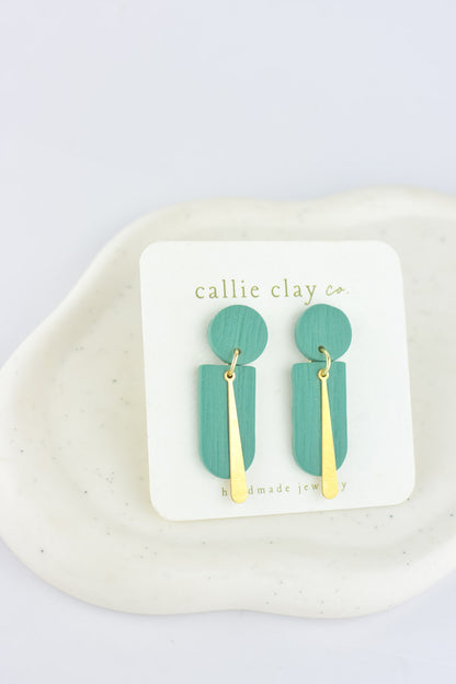 Grace Dangles | Gold & Turquoise