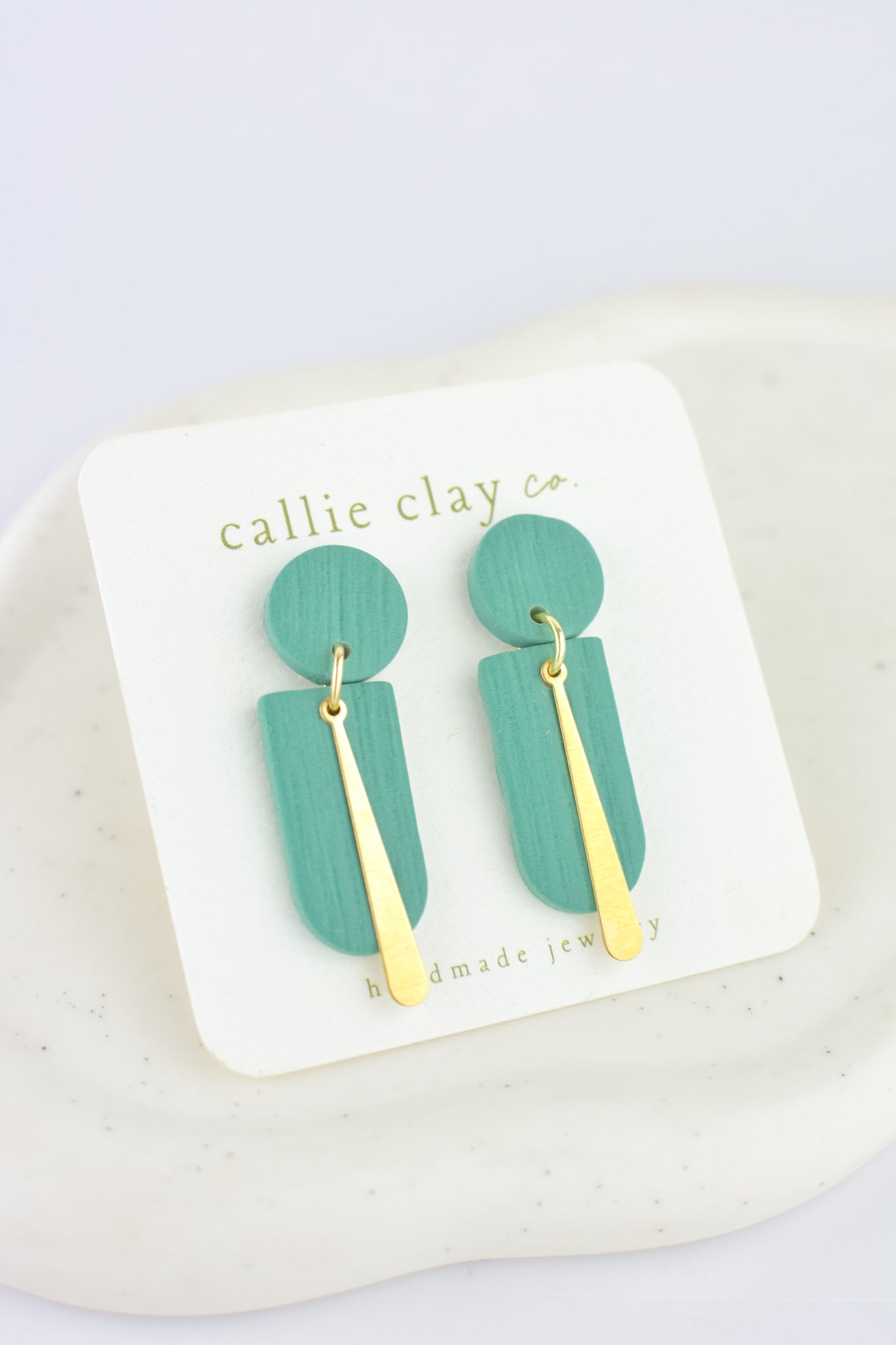 Grace Dangles | Gold & Turquoise