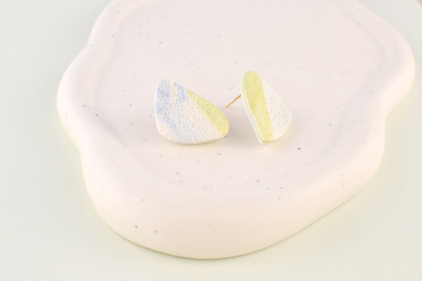 Textured Oceana Studs | Triangular