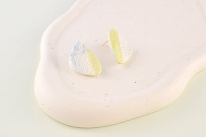 Textured Oceana Studs | Triangular