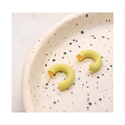 the lil hoop | chartreuse