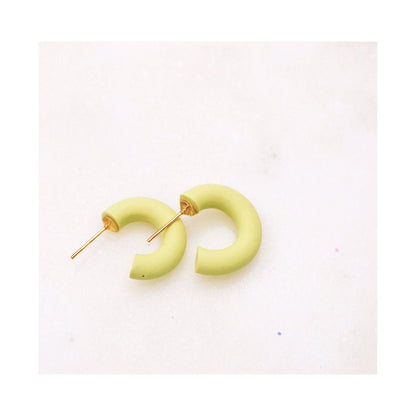 the lil hoop | chartreuse