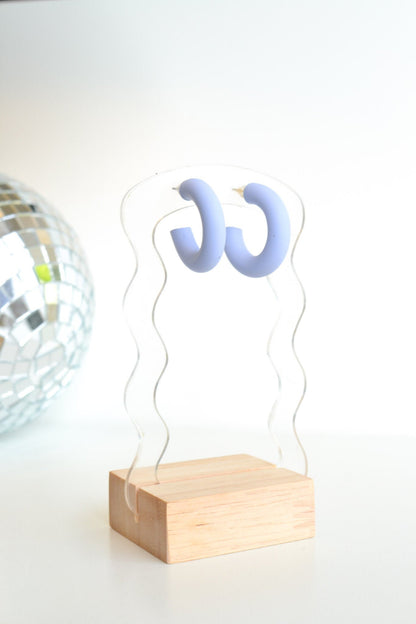 The Medium Hoop | Periwinkle