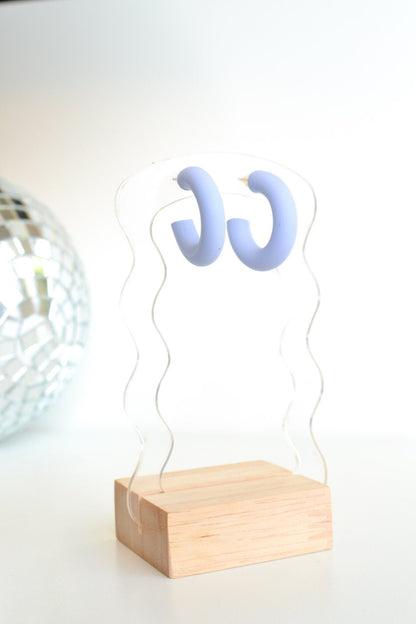 The Medium Hoop | Periwinkle